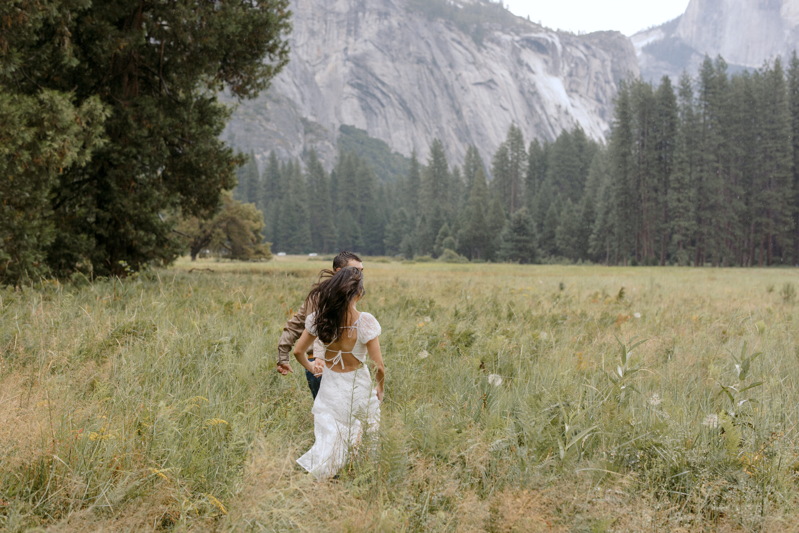 Yosemite Engagement Photo